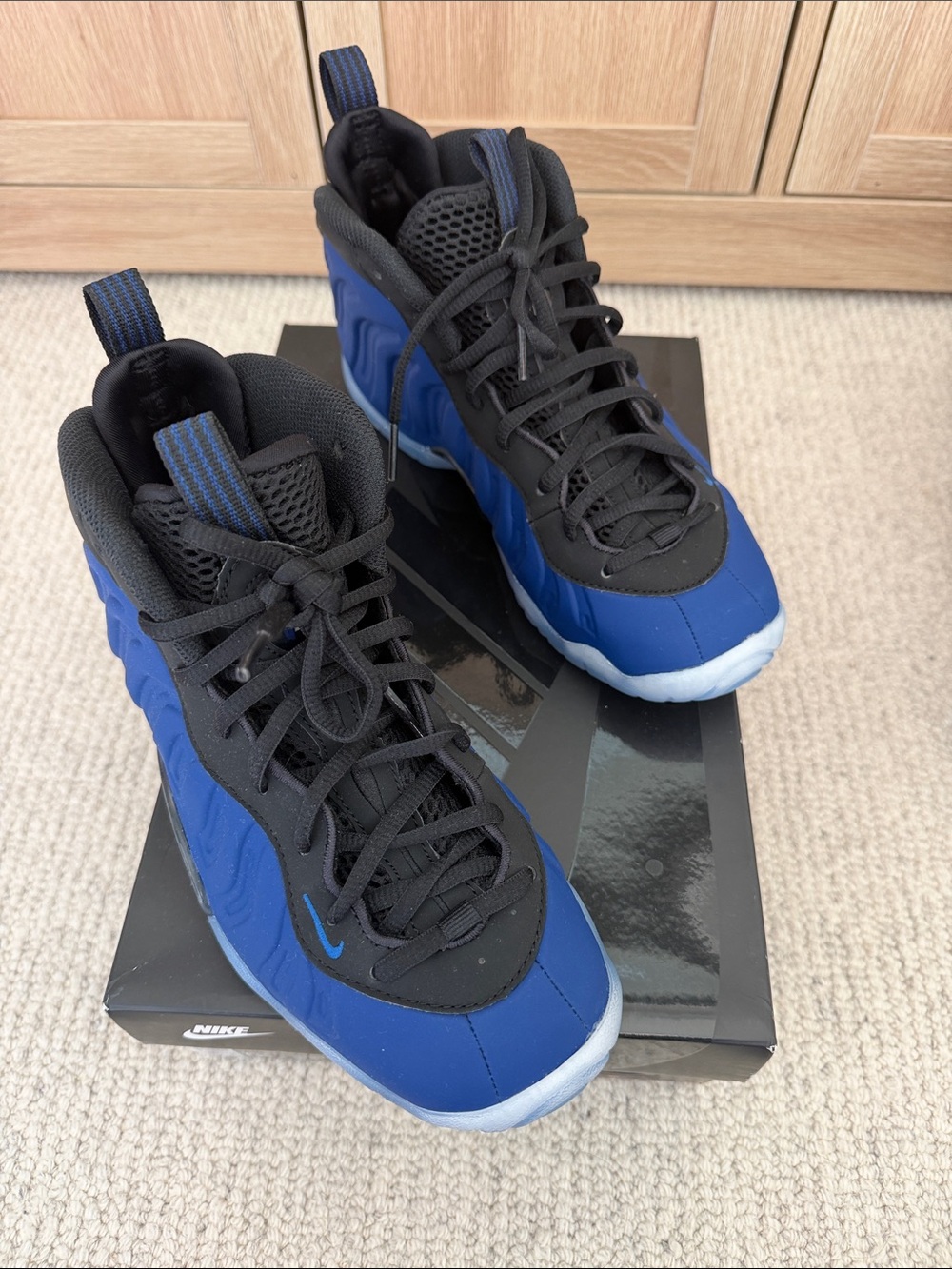 Nike Little Posite One (GS) 
Deep Royal/Black 5Y